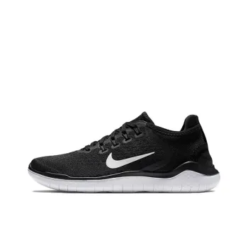 Nike Free Rn 2018 Black White Women's