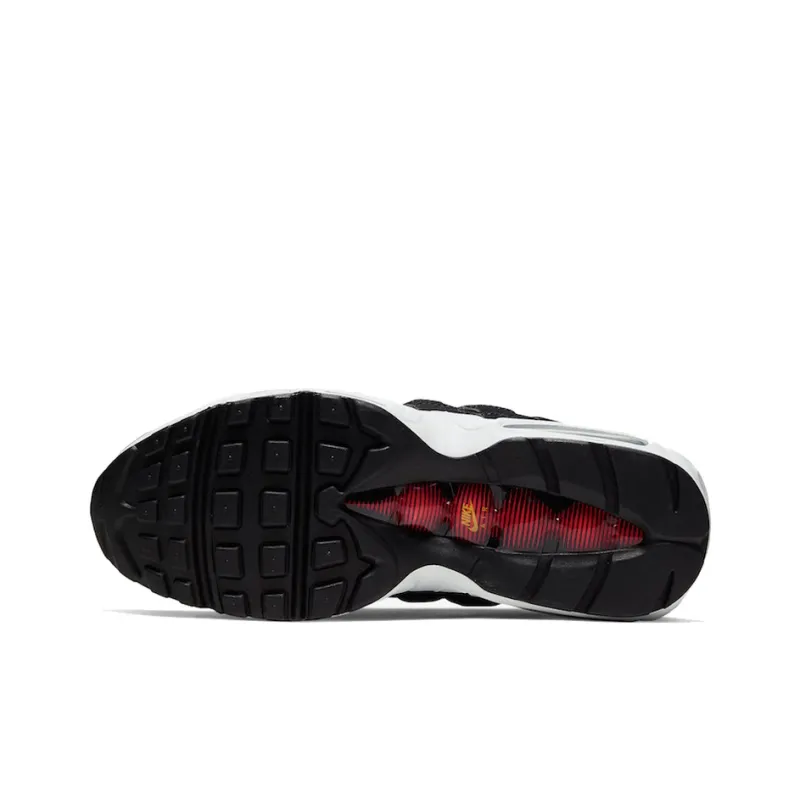 Nike Air Max 95 Black Crimson Yellow-5