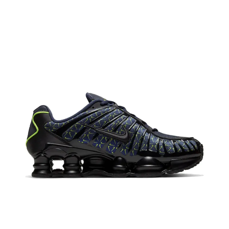Nike Shox Tl Mini Swoosh Obsidian Black Volt-1