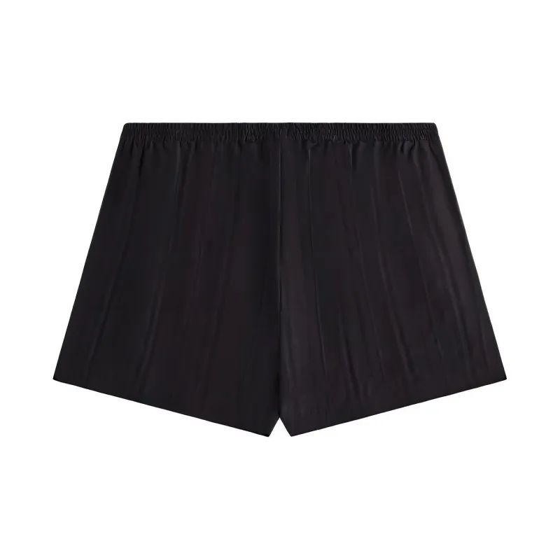 KITH Women's 2024 Summer Collection SS24 Sheer Stripe Bover Short Casual Shorts Women's Black-1