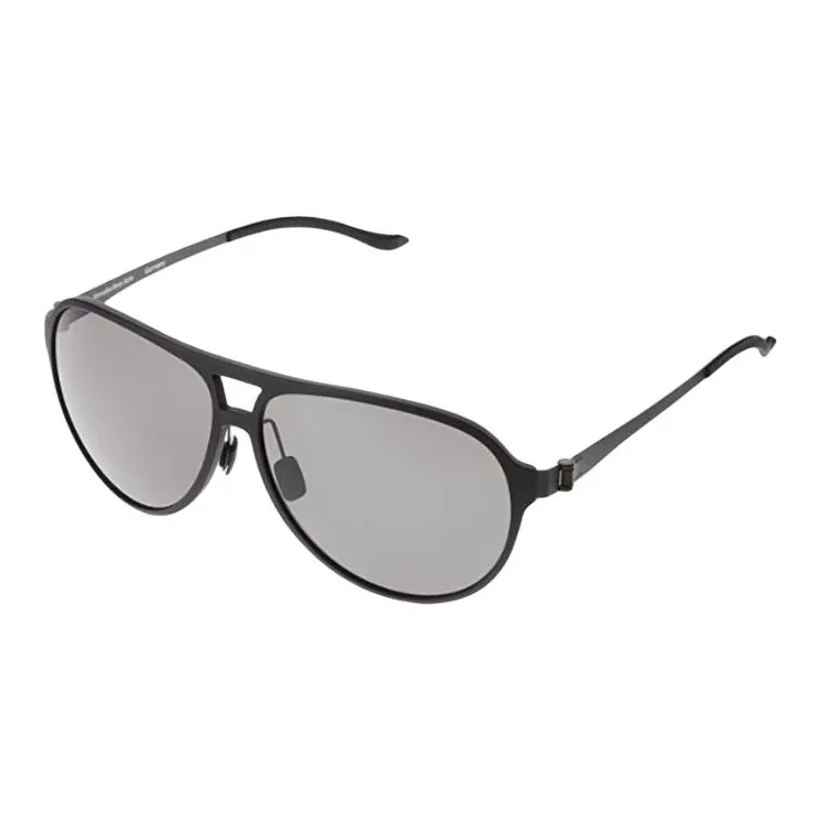 Mercedes-Benz Plastic Metal Aviator Sunglasses Men's Black-1