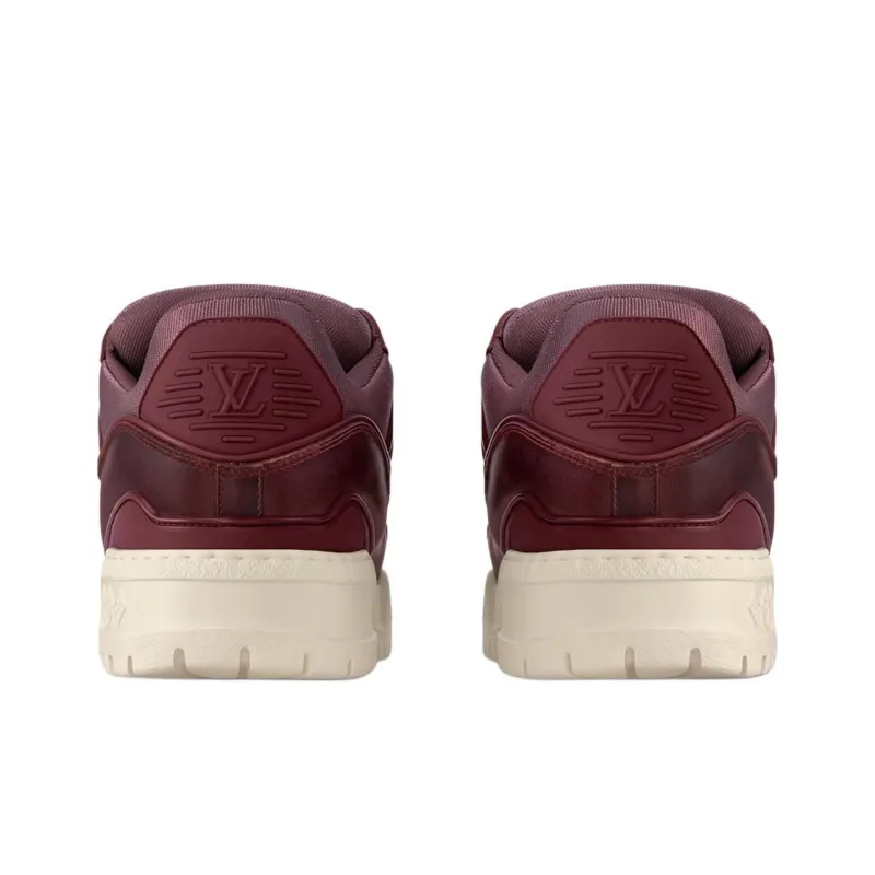 LOUIS VUITTON Trainer Maxi Low-Top Casual Shoes Men's Red-3