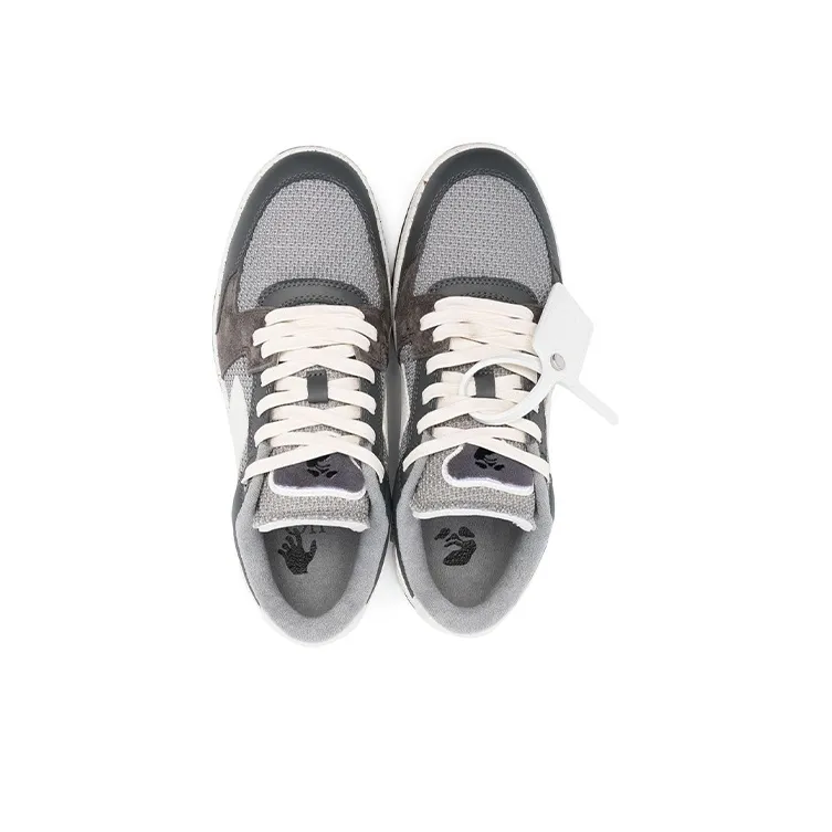 OFF WHITE Out Of Office Low Mesh Dark Grey White-2