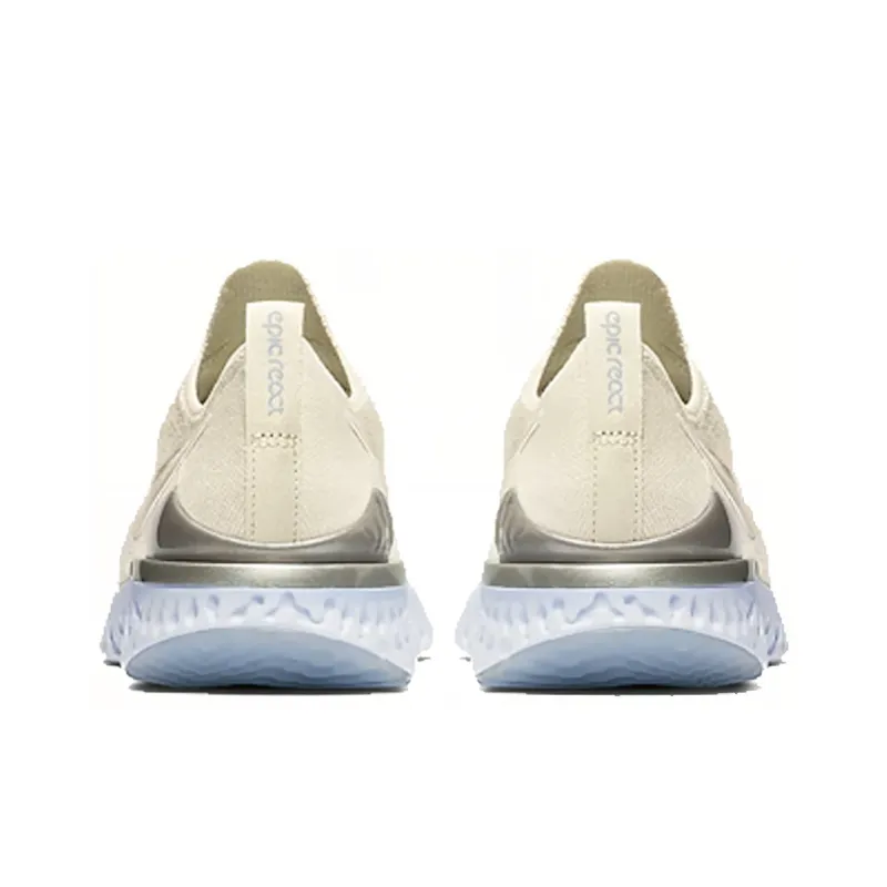 Nike Epic React Flyknit 2 Sail Aluminum Women's-3