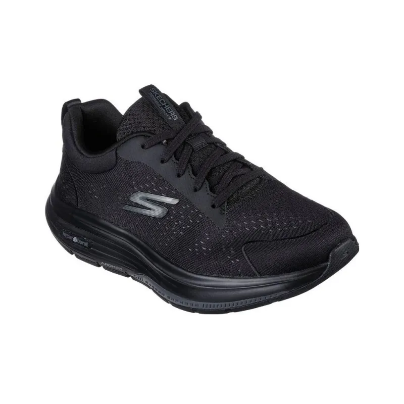 Skechers Go Walk Workout Walker Cushioning Anti-Slip And Wear-Resistant Low-Top Casual Shoes Women's Black-2