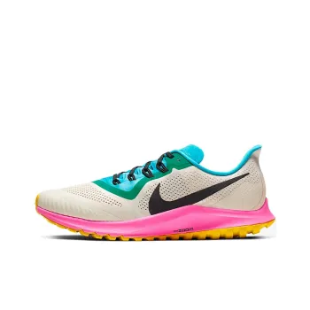 Nike Air Zoom Pegasus 36 Trail Light Orewood Brown Pink Blast Blue Lagoon