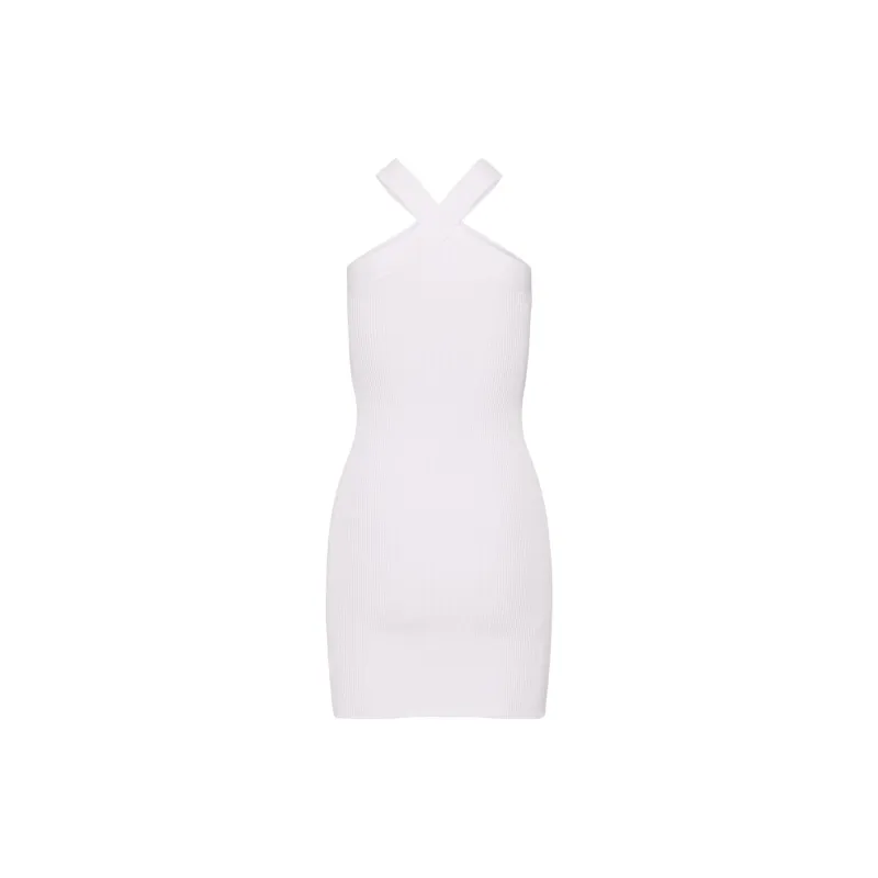 ARITZIA Babaton Sculpt Knit Criss Cross Dress Sleeveless Dress Women's Frosted Lilac-1
