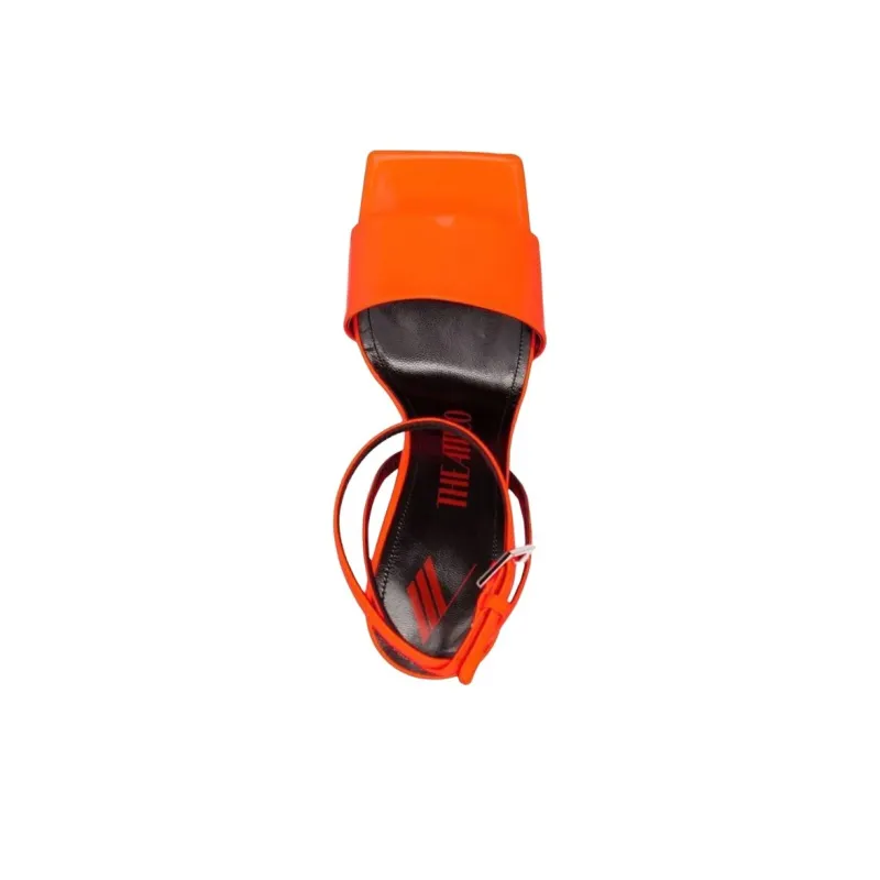 The Attico Strap Sandals 11cm Women's Orange-4