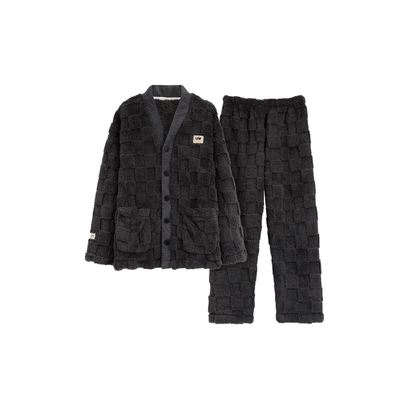 FENTENGCARE Pajama Set Men's Black-0