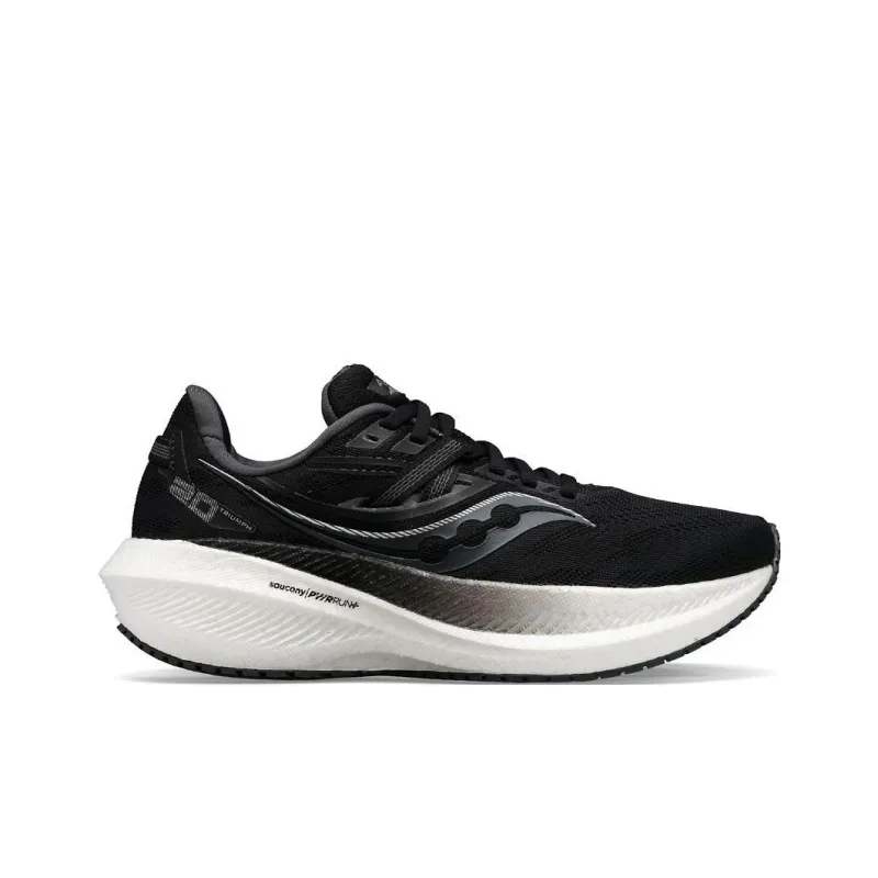 Saucony Triumph 20 Running Shoes Women's Low-Top Black/Gray/White-1