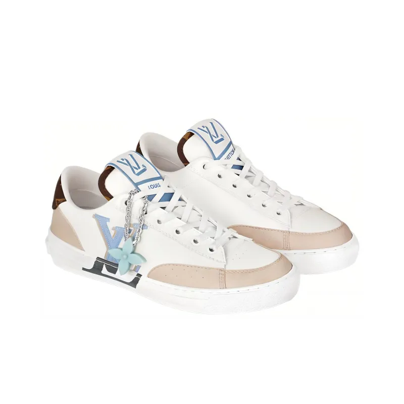 LOUIS VUITTON Charlie Sneakers 'Blue Beige' Women's-1
