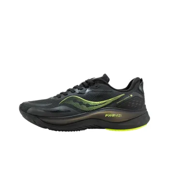 Saucony Phoenix Inferno 2 Cushioning, Slip Resistant, And Abrasion Resistant Low Top Running Shoes Unisex Black Green