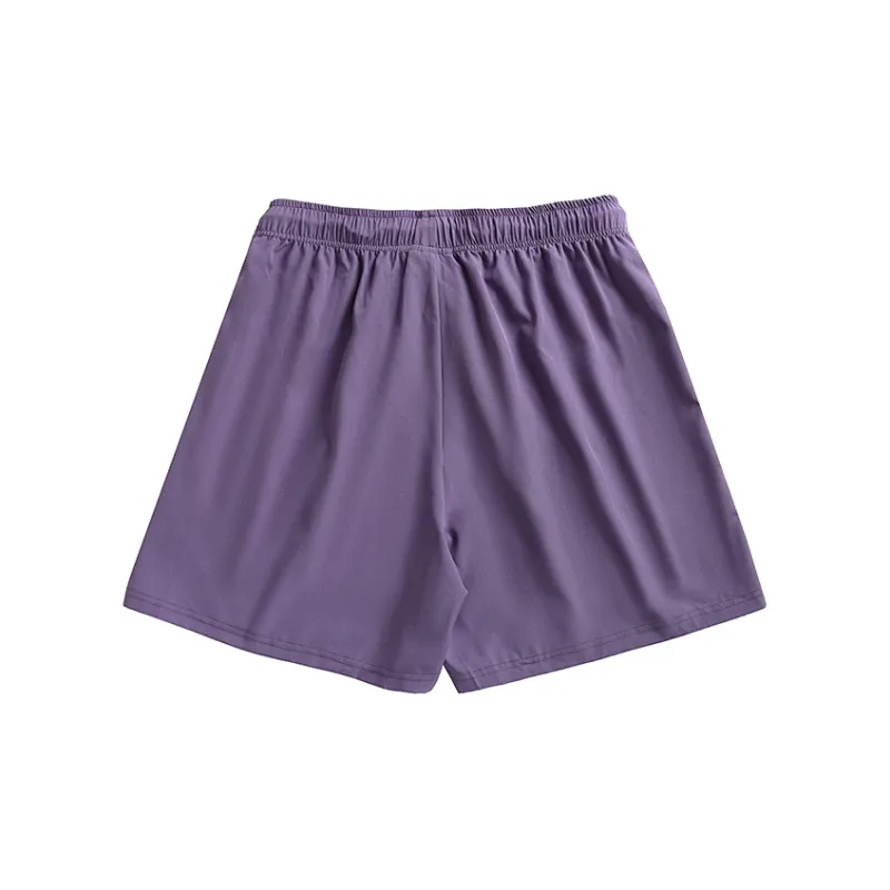 LUSHISI Basketball Shorts Unisex Purple-1