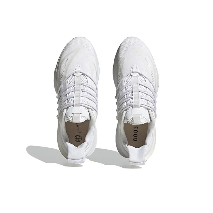 Adidas Alphaboost V1 Cloud White Core White Chalk White-4