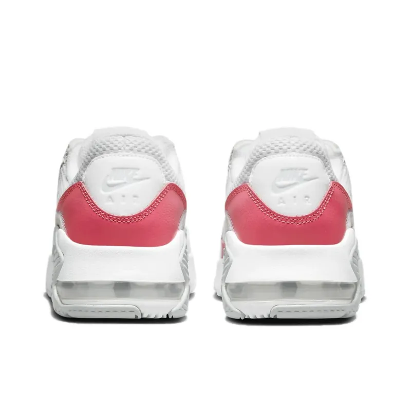 Nike Air Max Excee Anti Slip Wear Resistant Low Top Casual Running Shoes Women's White Red-3