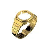 Gold Steel Band Clothing Sets