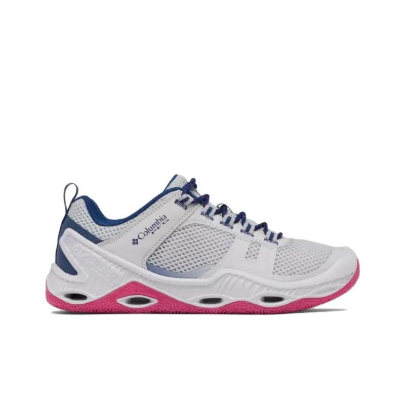 Columbia PFG Pro Sport Anti-Slip Wear-Resistant Waterproof And Breathable Low-Top Outdoor Shoes Women's White Blue Pink-1