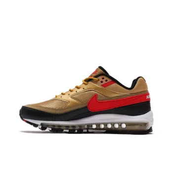 Nike Air Max 97 Bw Metallic Gold University Red Black