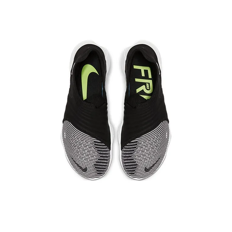 Nike Free Rn Flyknit 3.0 'Black White'-3