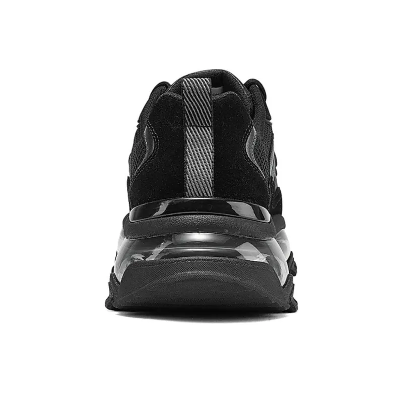 Skechers Uno Anti Slip Wear Resistant Low Top Casual Shoes Men's Black-3