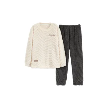 FENTENGCARE Pajama Set Men's Beige