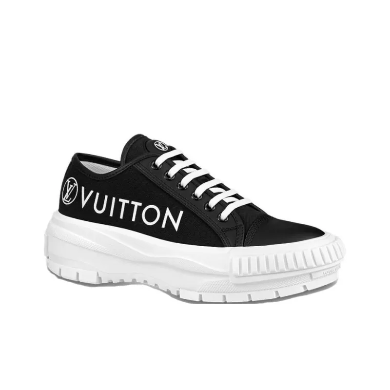 LOUIS VUITTON Squad Sneakers 'Black' Women's-1