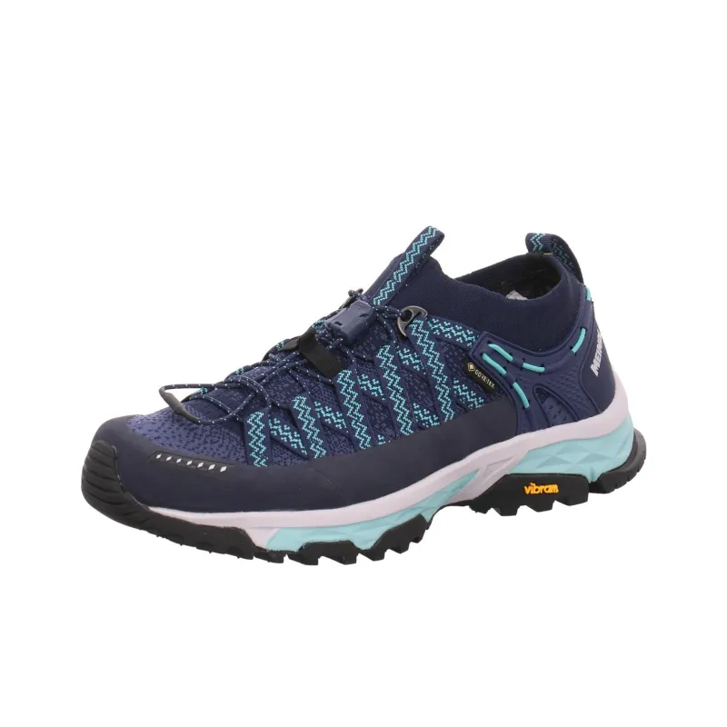 MEINDL Aruba Slip-Resistant Water-Resistant Low-Top Trekking Shoes Women's Blue Black-5