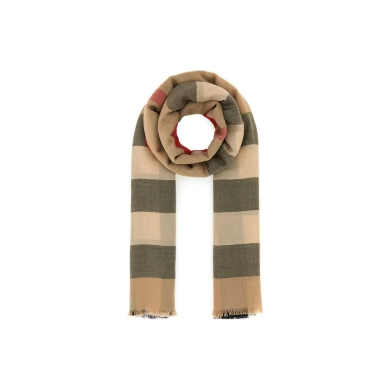 Burberry Lightweight Checked Scarf-2