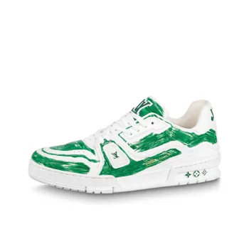 LOUIS VUITTON Trainer Colored In Motif Green