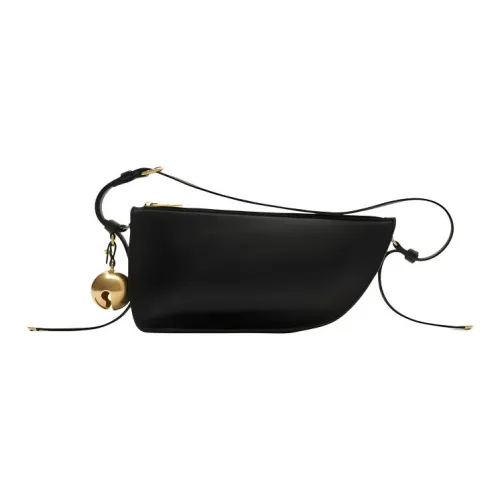 Burberry Lambskin Crossbody Bag Shoulder Bag Women's Black
