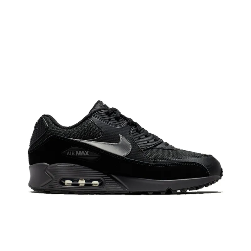 Nike Air Max 90 Essential Black Silver-1