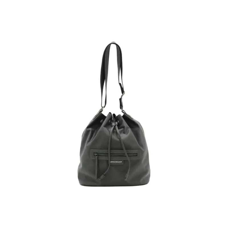 LONGCHAMP Nylon Portable Crossbody Bag Shoulder Bag Women's Gray-0