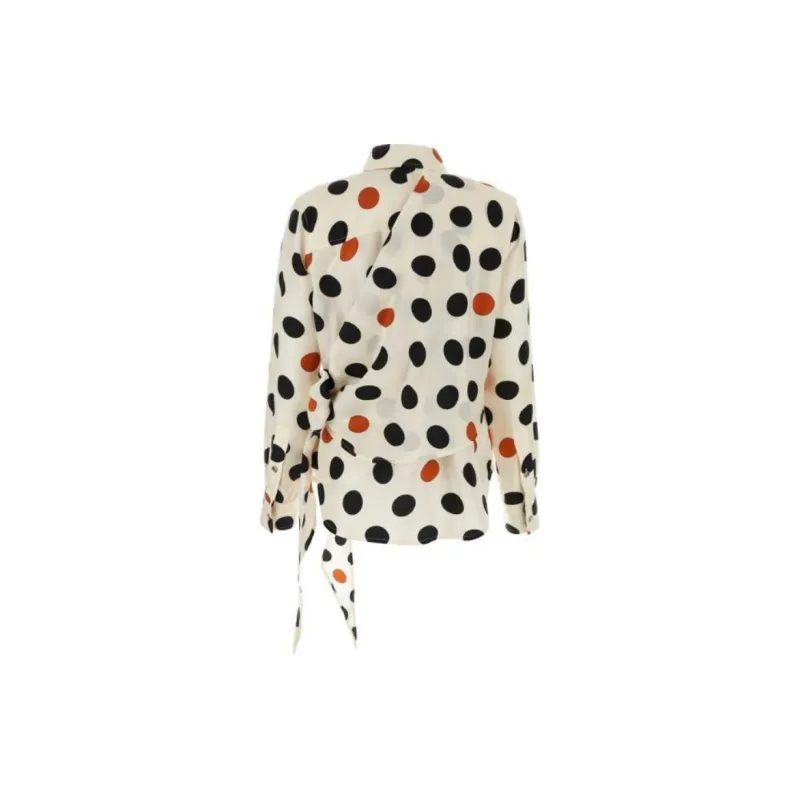 Bottega Veneta Polka Dot Printed Shirt-1