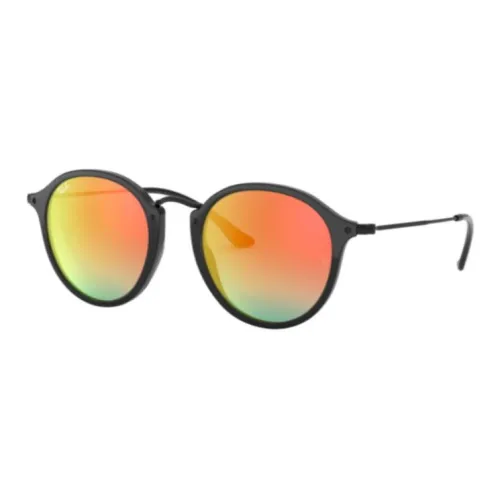 RayBan Round Sunglasses Unisex Black