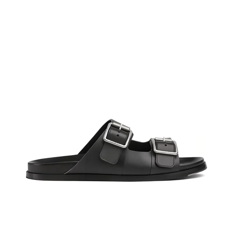 GUCCI Slide Slippers Men's Black-1
