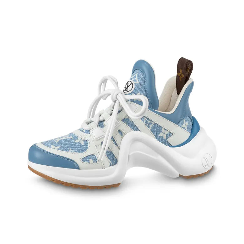 LOUIS VUITTON Archlight Low Top Casual Shoes Women's Blue White-0