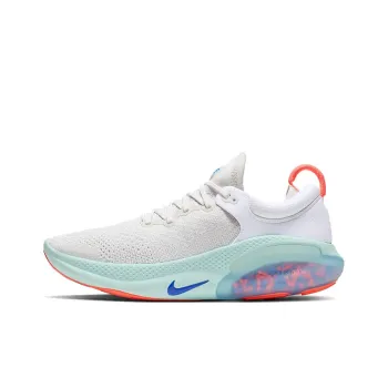 Nike Joyride Run Flyknit White Bright Mango Racer Blue Women's