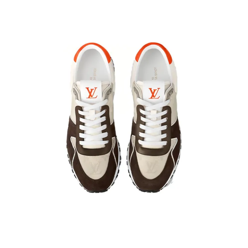 LOUIS VUITTON Run Away Low Top Casual Shoes Men's Mocha-3