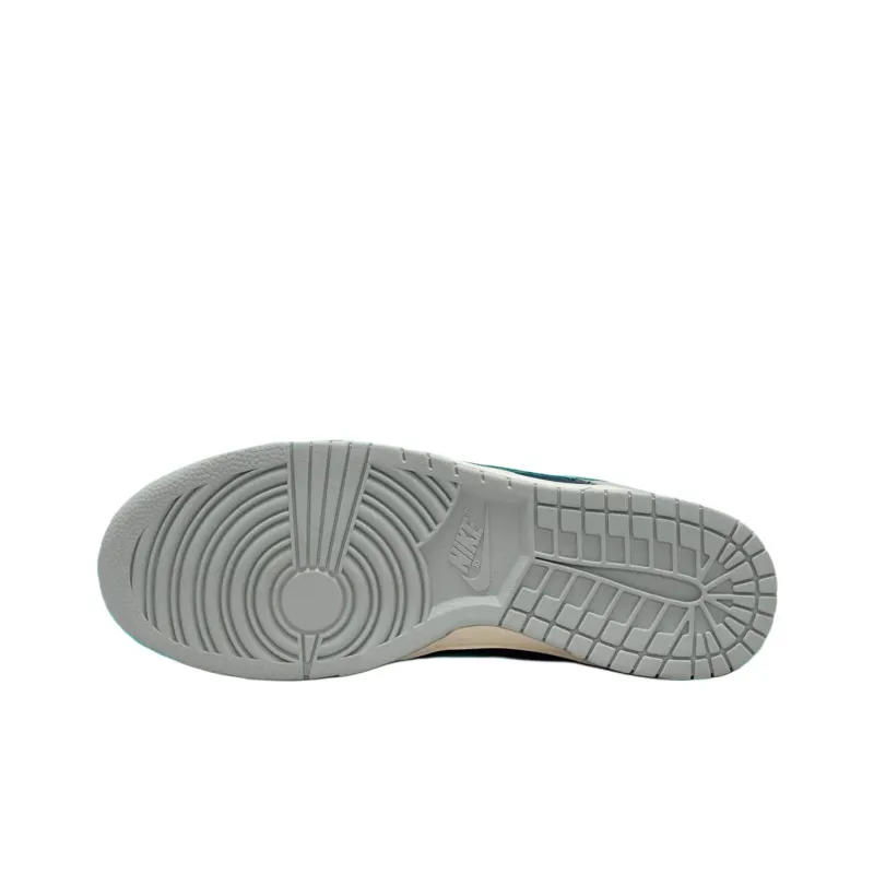 Nike Dunk Anti Slip Wear Resistant Low Top Skateboard Shoes Unisex Gray Blue-4