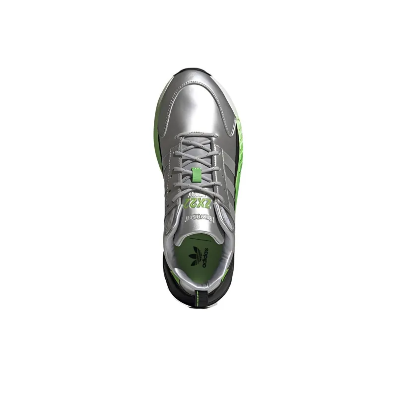 Adidas Zx 22 Boost Kawasaki Ninja Silver Metallic-4