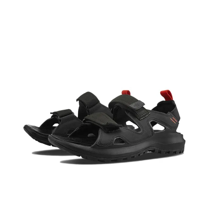 THE NORTH FACE Hedgehog Iii Sandals 'Asphalt Grey With Retro Orange'-2