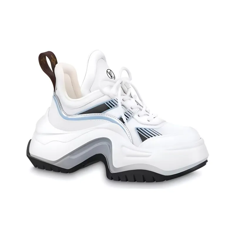 LOUIS VUITTON Archlight 2.0 Platform Sneakers 'White Blue Grey'-1