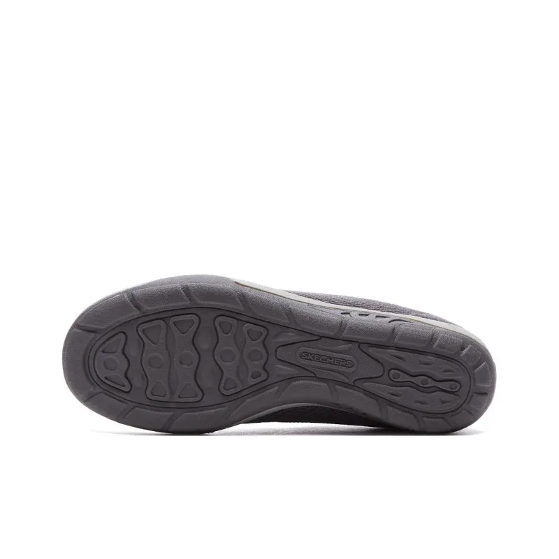 Skechers Arch Fit Reggae Cup Rivers Breathable Lightweight Cushioning Low-Top Casual Shoes Women's Gray-4