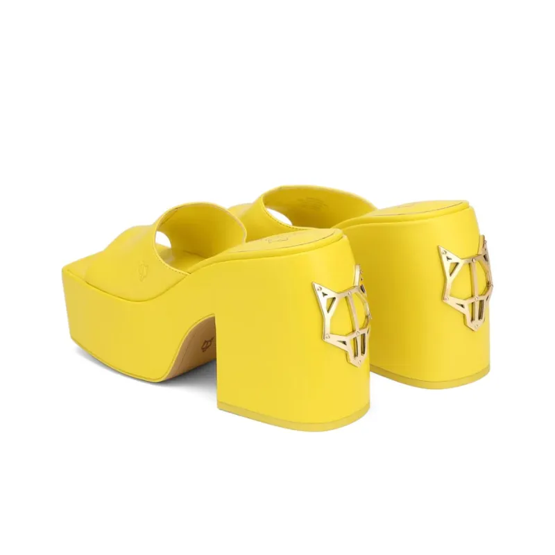 Naked Wolfe Fancy Stylish Sandal 11.3cm Women's Yellow-2
