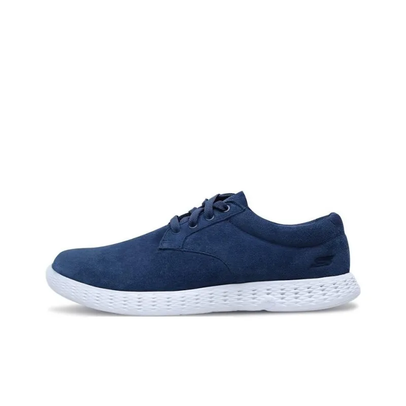 Skechers ON THE GO Glide Cushioning Anti-Slip And Wear-Resistant Low-Top Casual Shoes Men's Navy-0