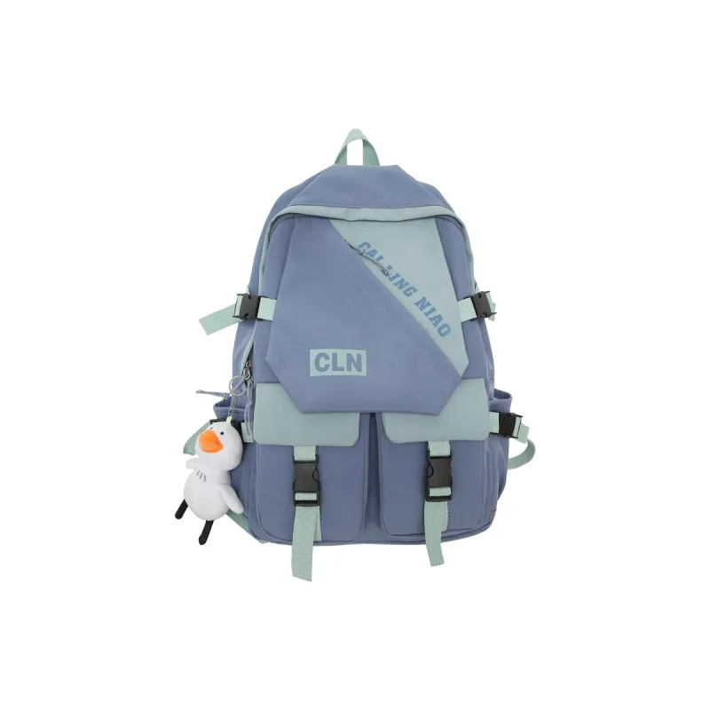 OURFUN Nylon Backpack Unisex Black/Burgundy/Violet/Green/Blue-10