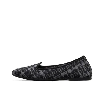Skechers Cleo Modern Comfort Anti-Slip Wear-Resistant Low-Top Sports Casual Shoes Women's Black Gray
