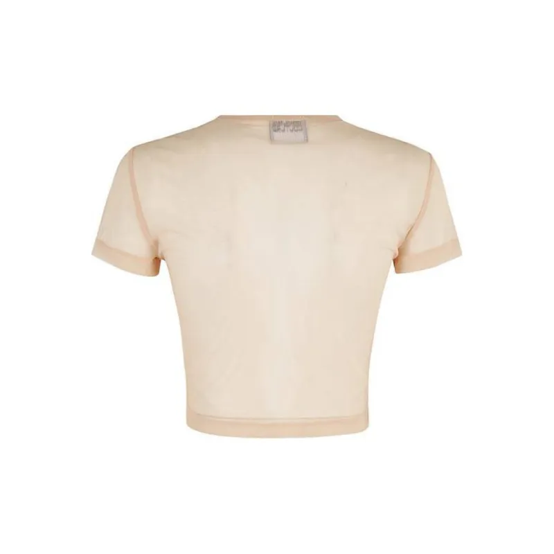 VERSACE JEANS COUTURE T Shirt Women's Ecru-1