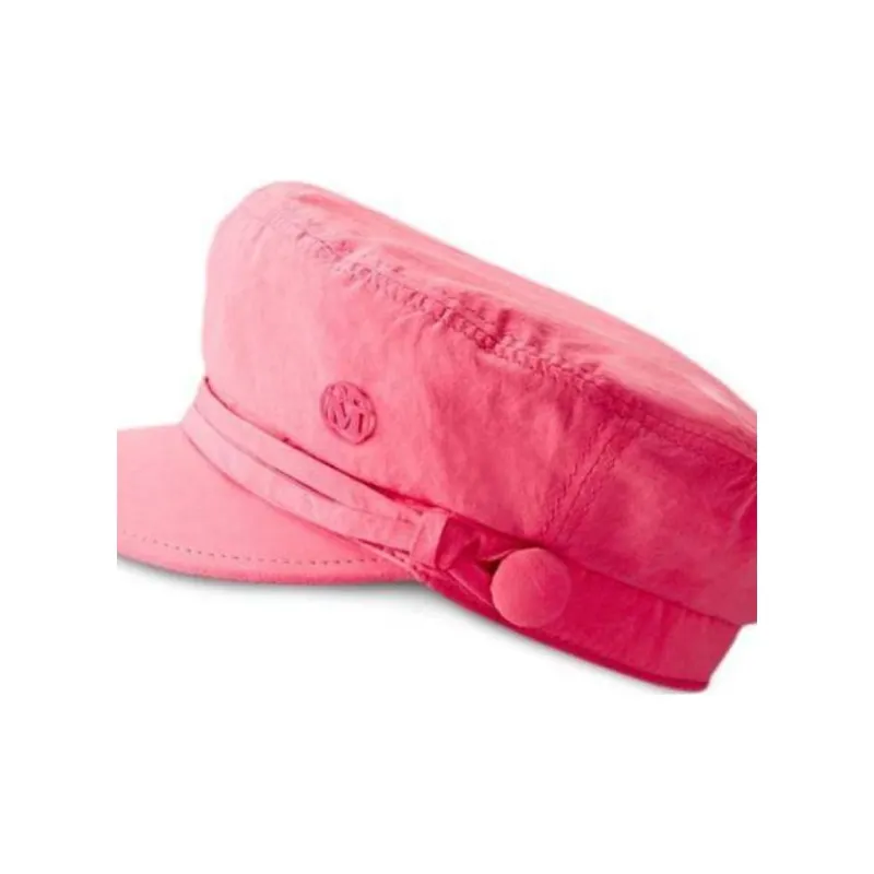 Maison Michel Cotton Baseball Caps Women's Pink-2