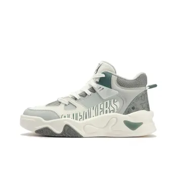 361° Jincheng 3 Wear Resistant High Top Skateboard Shoes Women's Gray